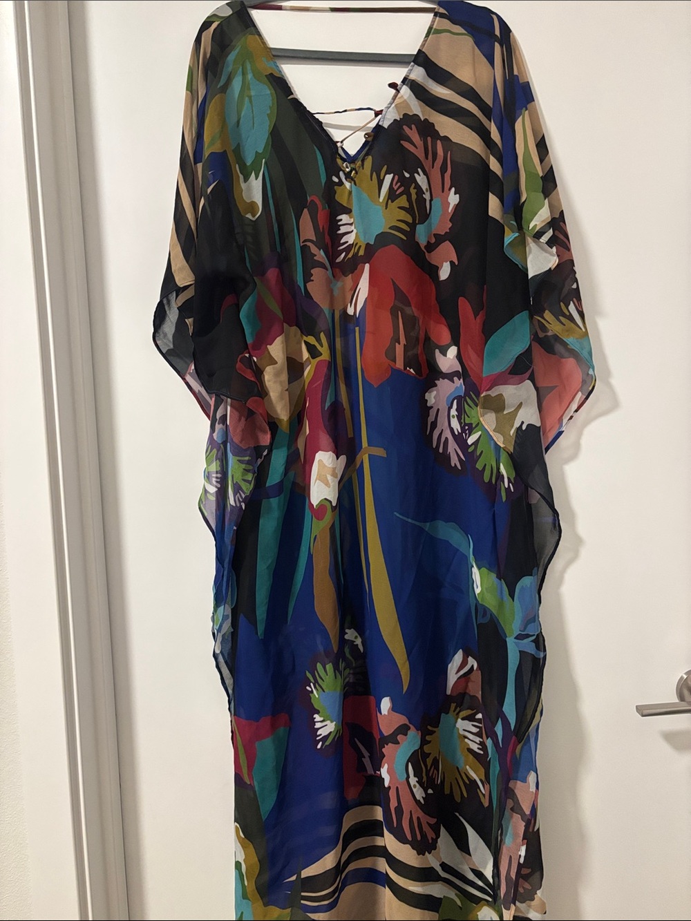 BSB collection floral maxi kaftan dress size XL